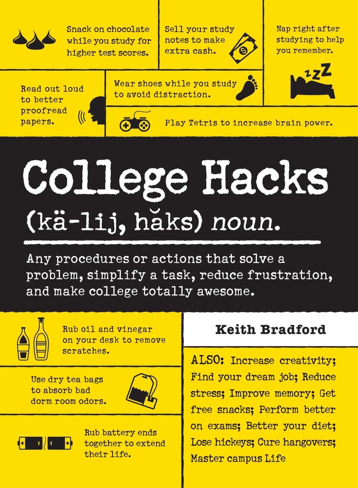 College Hacks (Life Hacks Series) – paperback Bradford, Keith