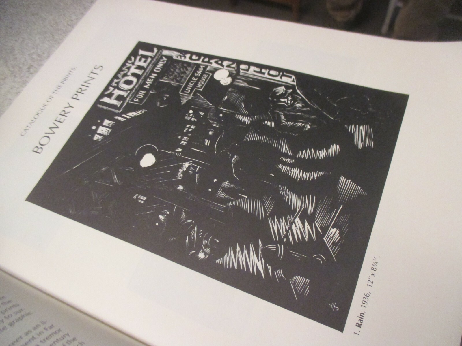 Eli Jacobs Linoleum Block Print Catalog Mary Ryan Gallery 1986 art reference