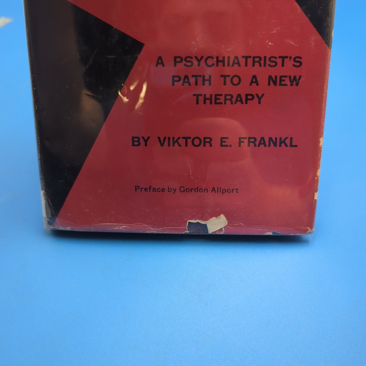From Death-Camp to Existentialism Viktor Frankl 1959 1st Edition 1st Print HCDJ