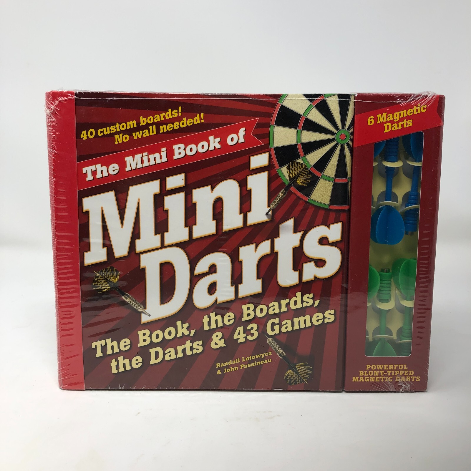 The Mini Book of Mini Darts: The Book, The Board, The Darts & 43 Games SEALED