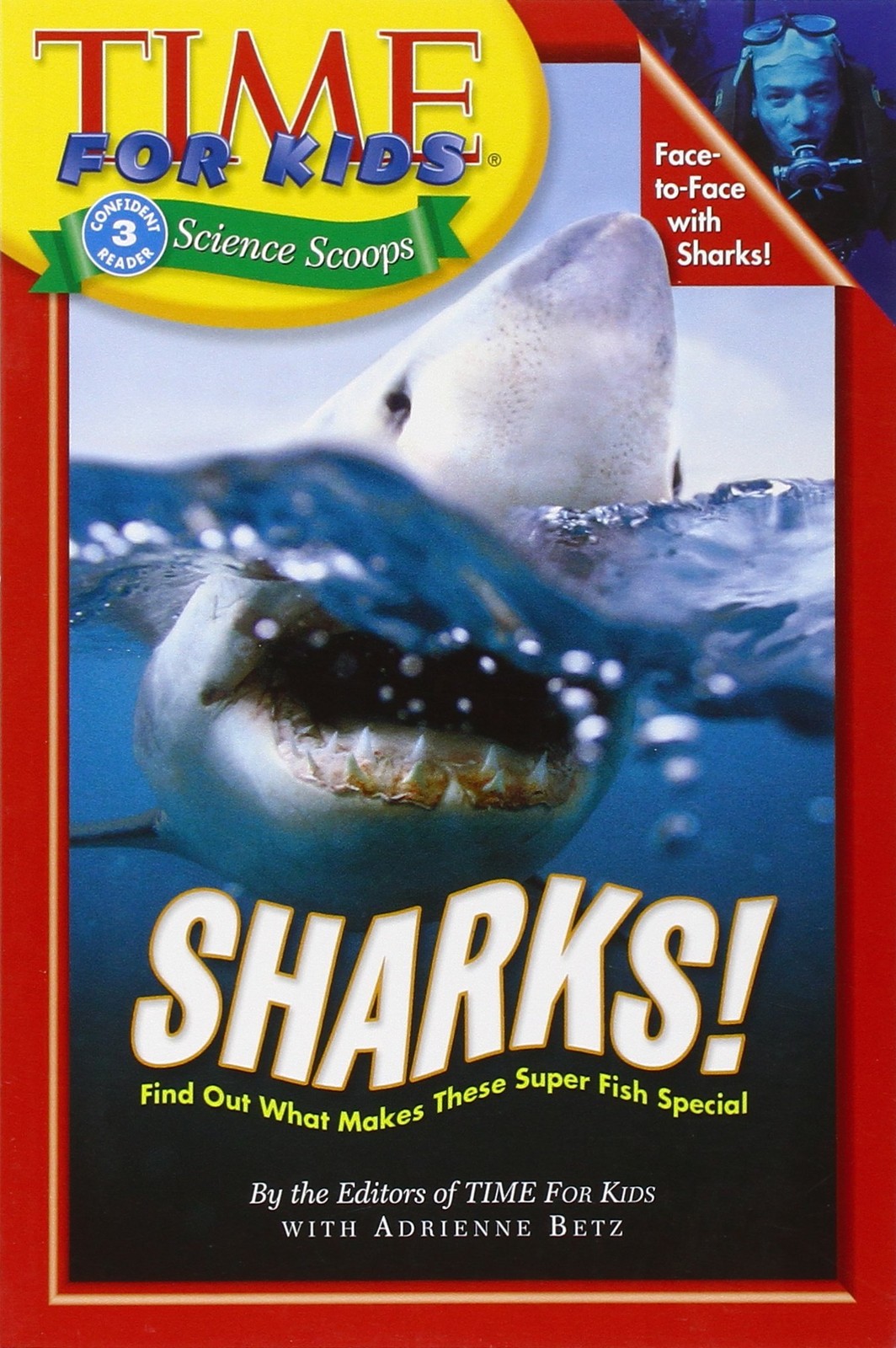 Sharks! (Time For Kids) – paperback Adrienne Betz