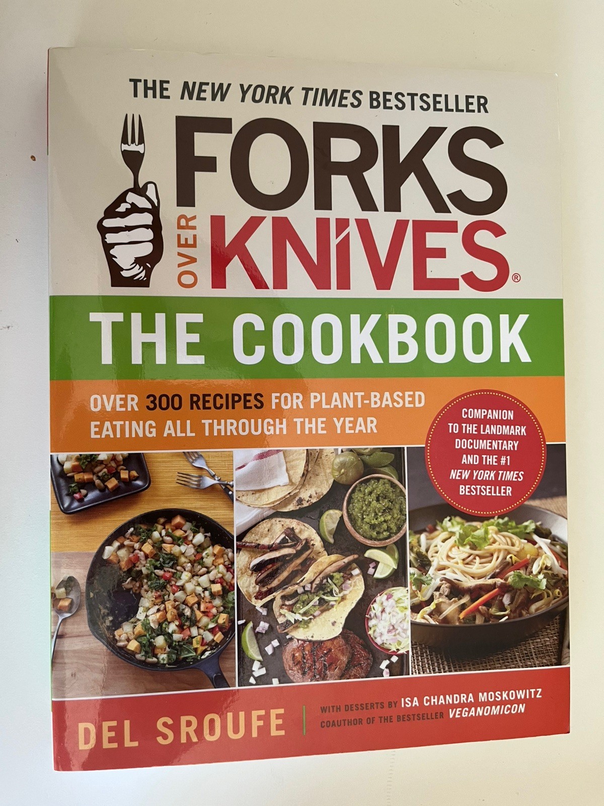 Forks and Knives The Cookbook Del Sroufe 2012 Softcover Like New Combine Shippin