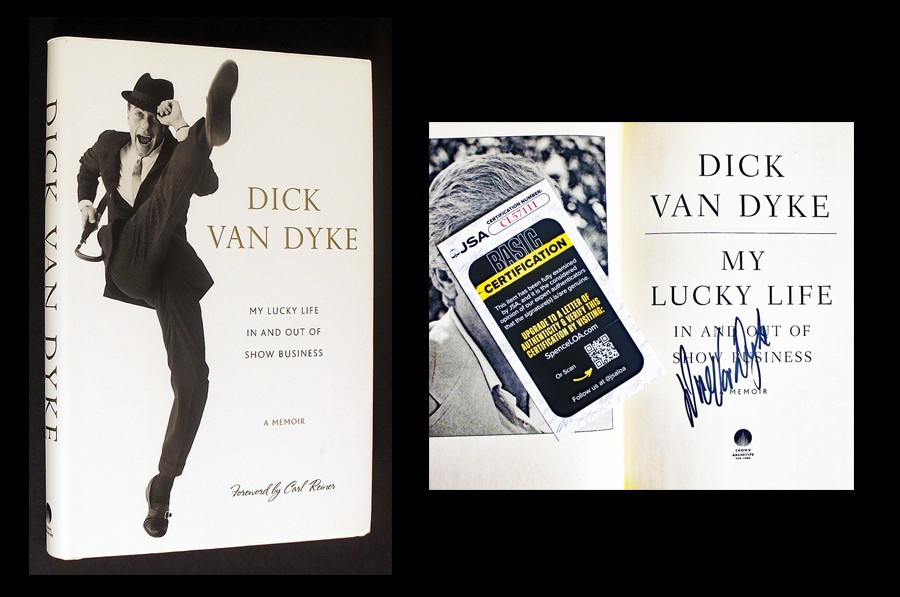 DICK VAN DYKE SIGNED My Lucky Life, 1st/1st JSA CERTIFIED, Unread Condition (15)