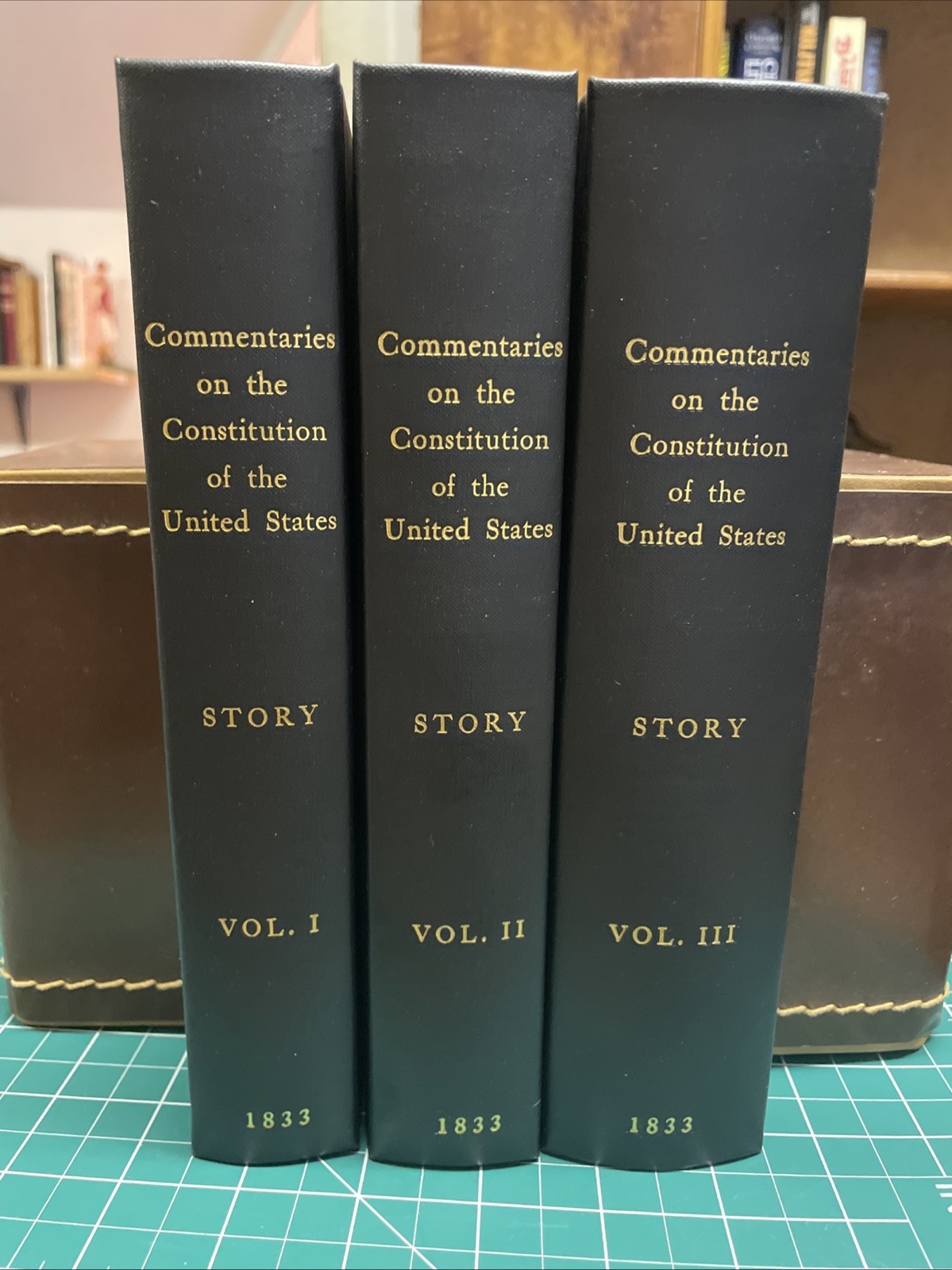 Commentaries On The Constitution Of The United States Volumes 1, 2, & 3
