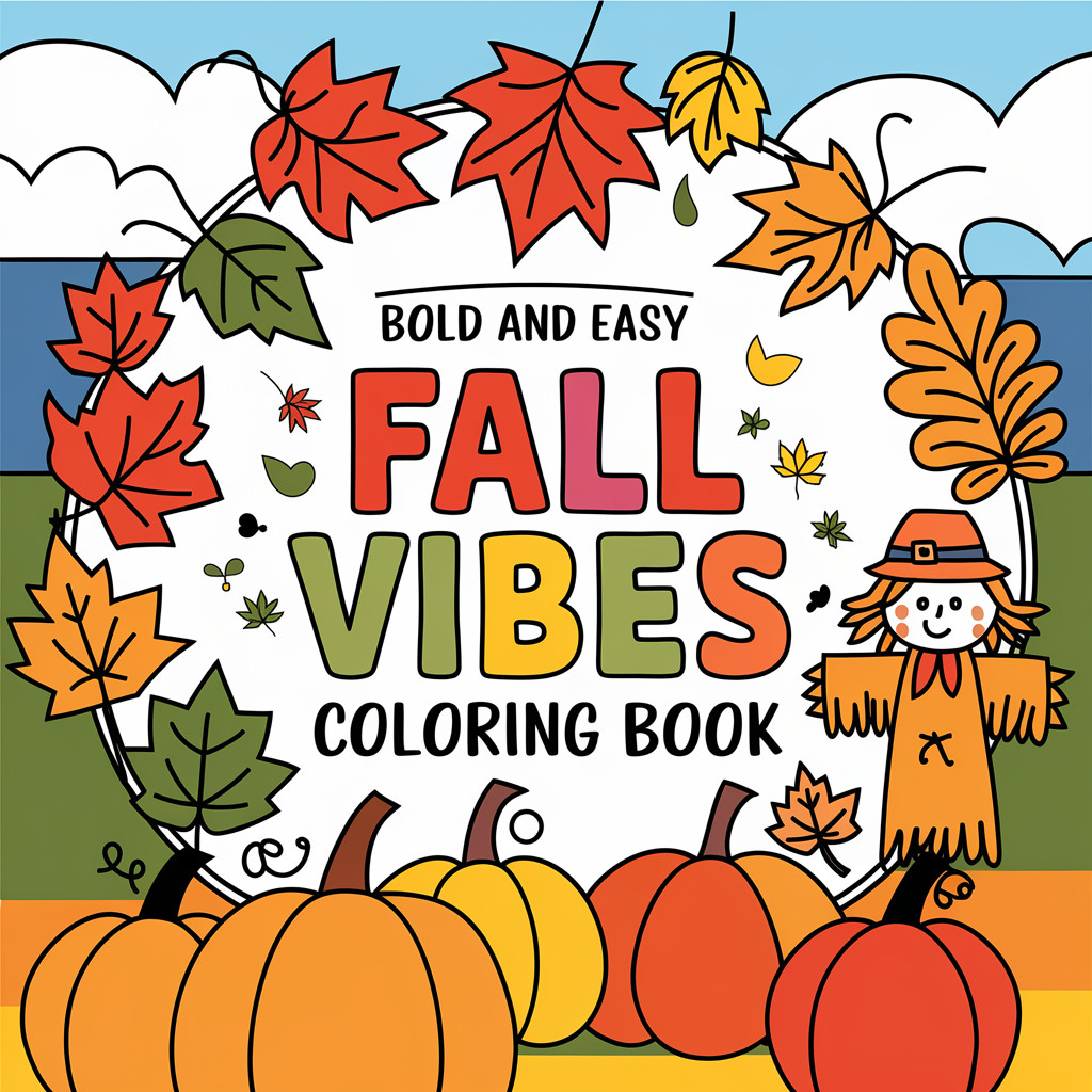 Fall Vibes Coloring Book