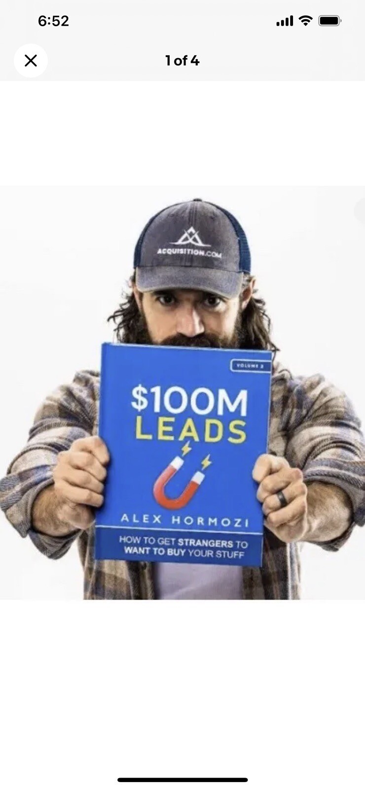 HARDBACK COLLECTORS EDITION Alex Hormozi $100M One Hundred Million Dollar LEADS