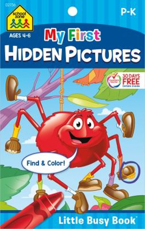 My First Hidden Pictures Paperback School Zone Staff