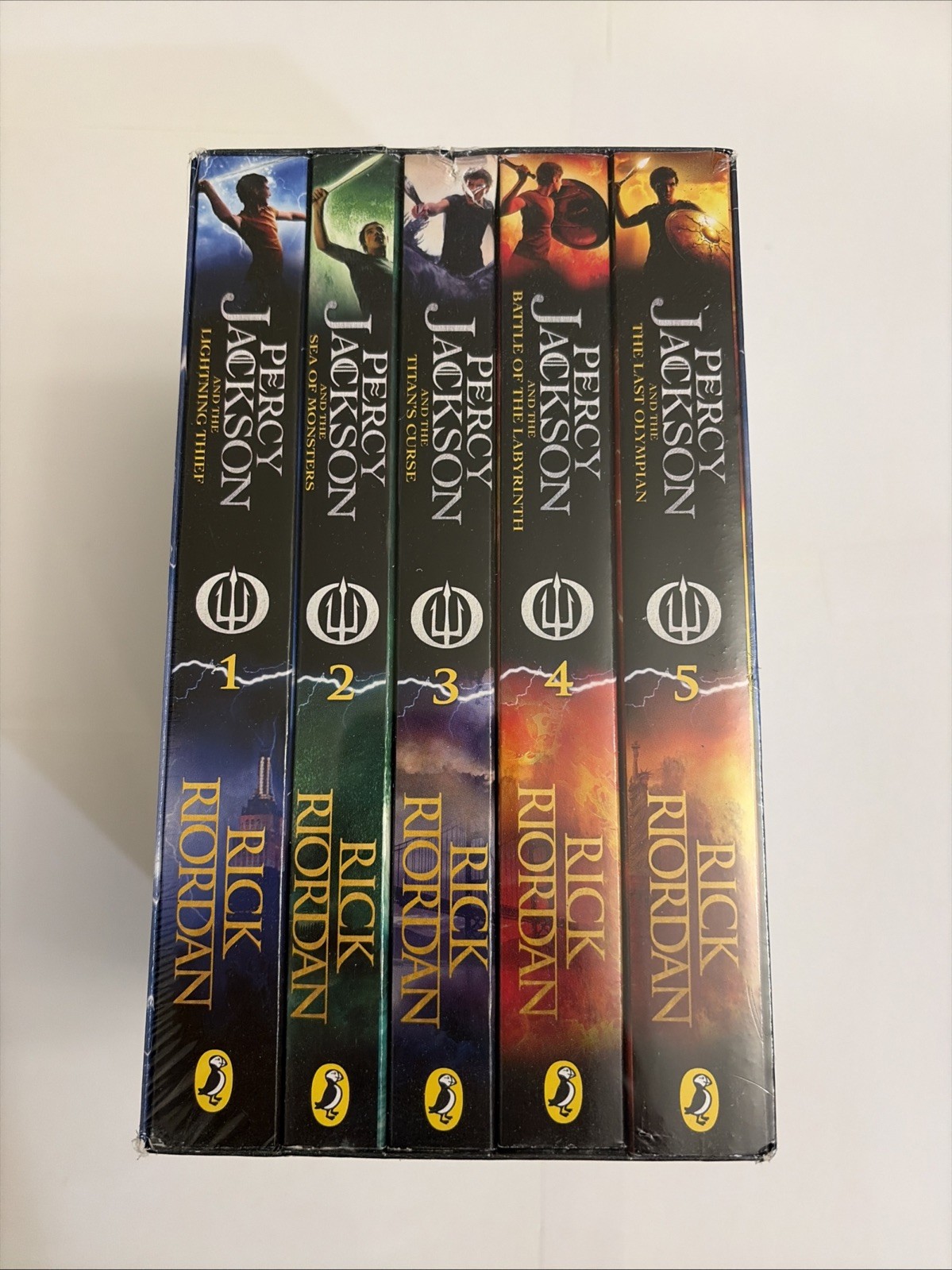 NEW Percy Jackson Ultimate Collection 5 Books Gift Boxed Book Set Rick Riordan!