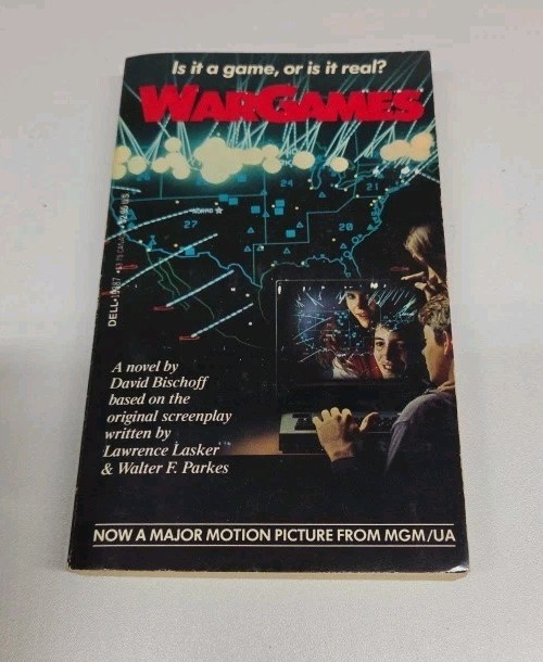 War Games (1983) David Bischoff Movie Novelization Mass Market Paperback Good