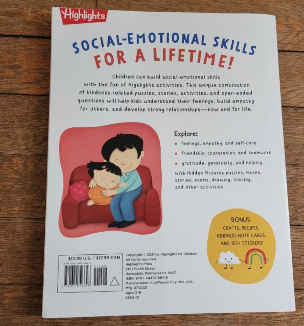 Highlights Learning Kindness Paperback Workbook