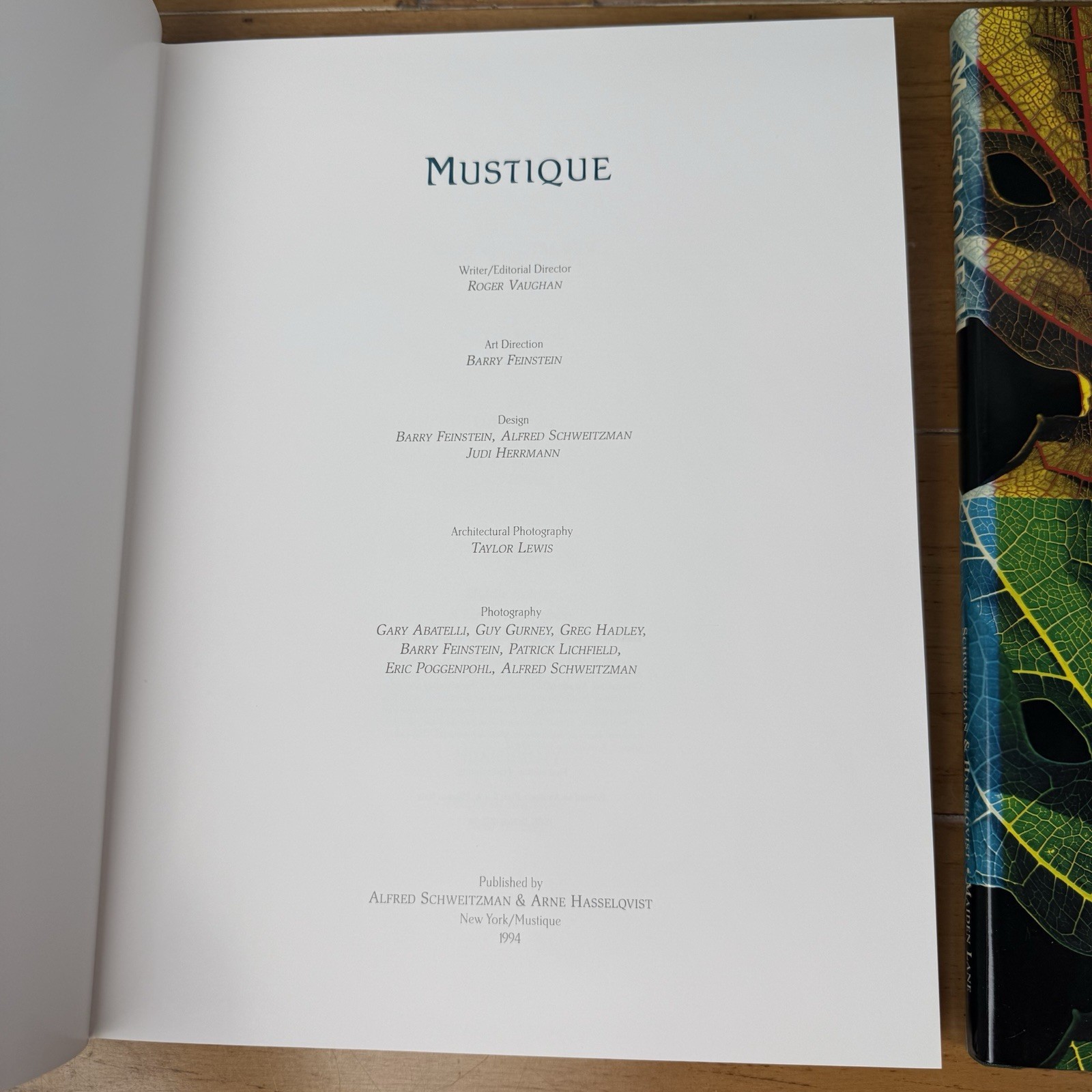 Mustique 1 & 2 Boxed Set First Ed Slipcase Roger Vaughan 1994 Photography Book