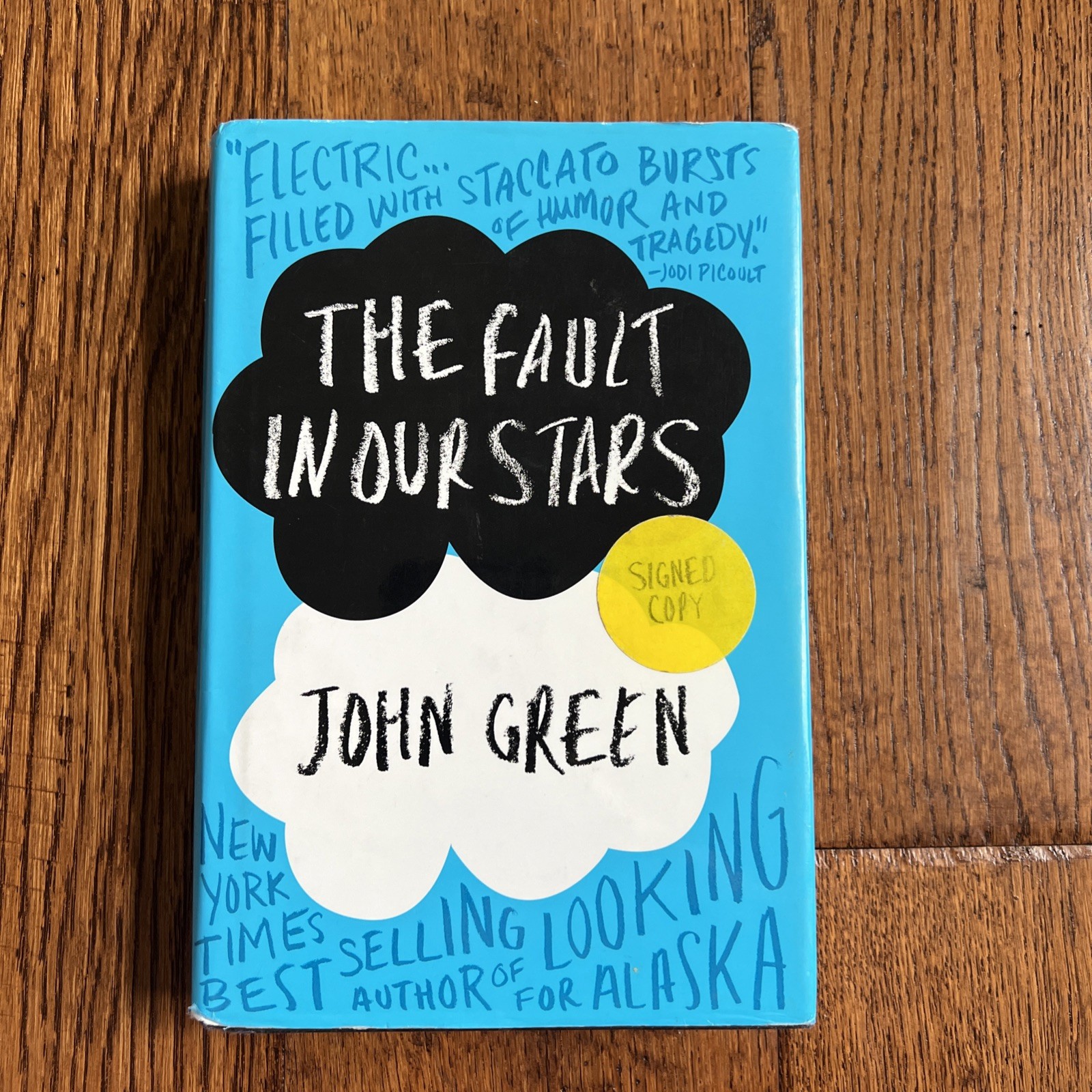 Fault in Our Stars by John Green (2012, Hardcover) Signed Copy