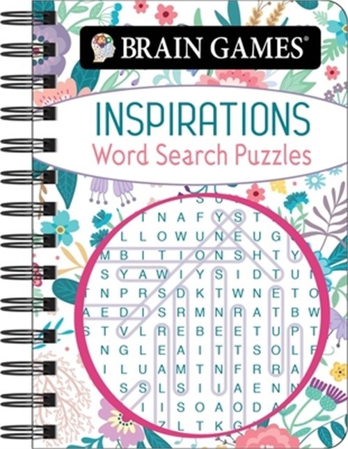 Brain Games – To Go – Inspirations Word Search Puzzles (Spiral Bound, Comb or Co