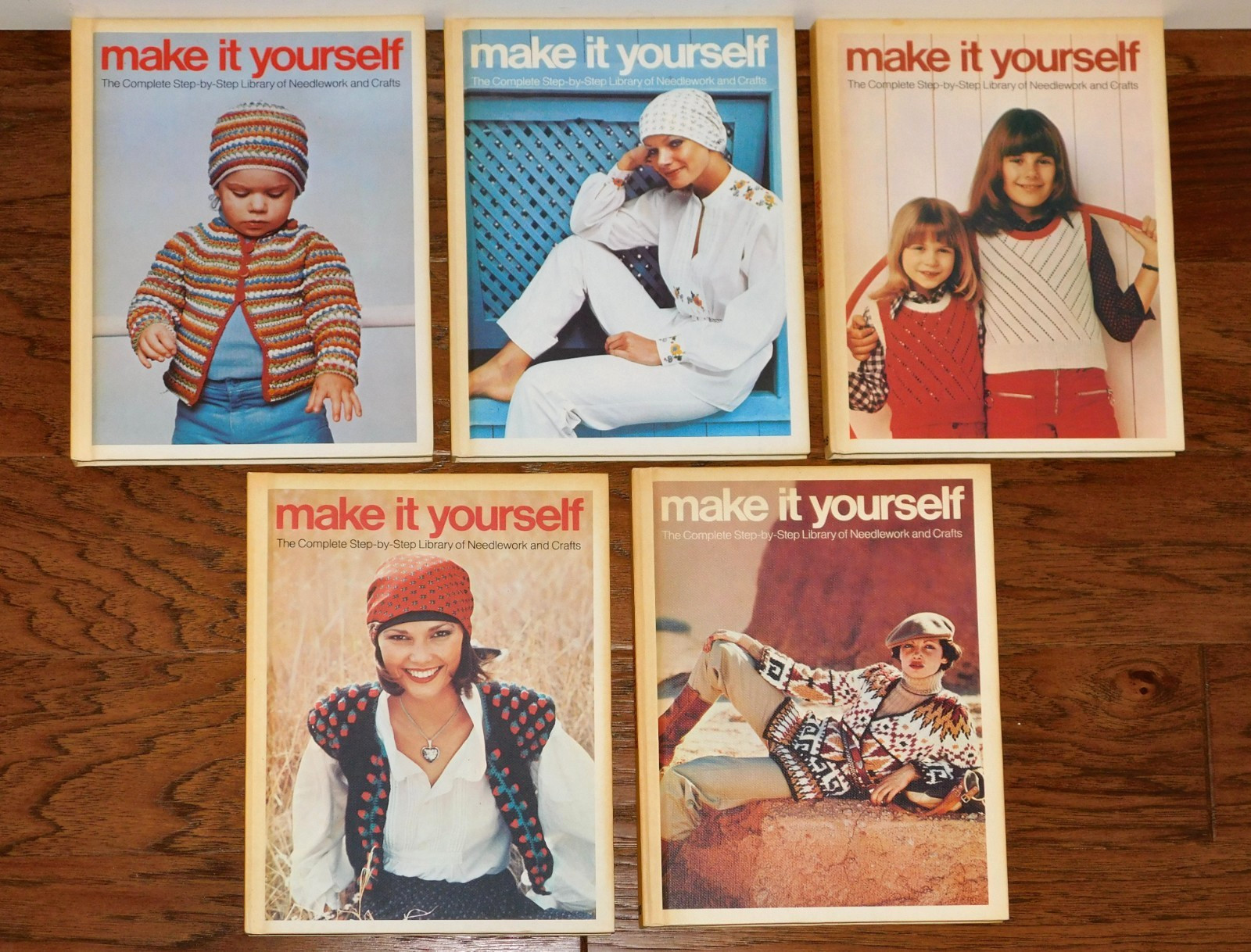 VNTG! FULL SET 20 Make It Yourself Step-by-Step Library of Needlework & Crafts