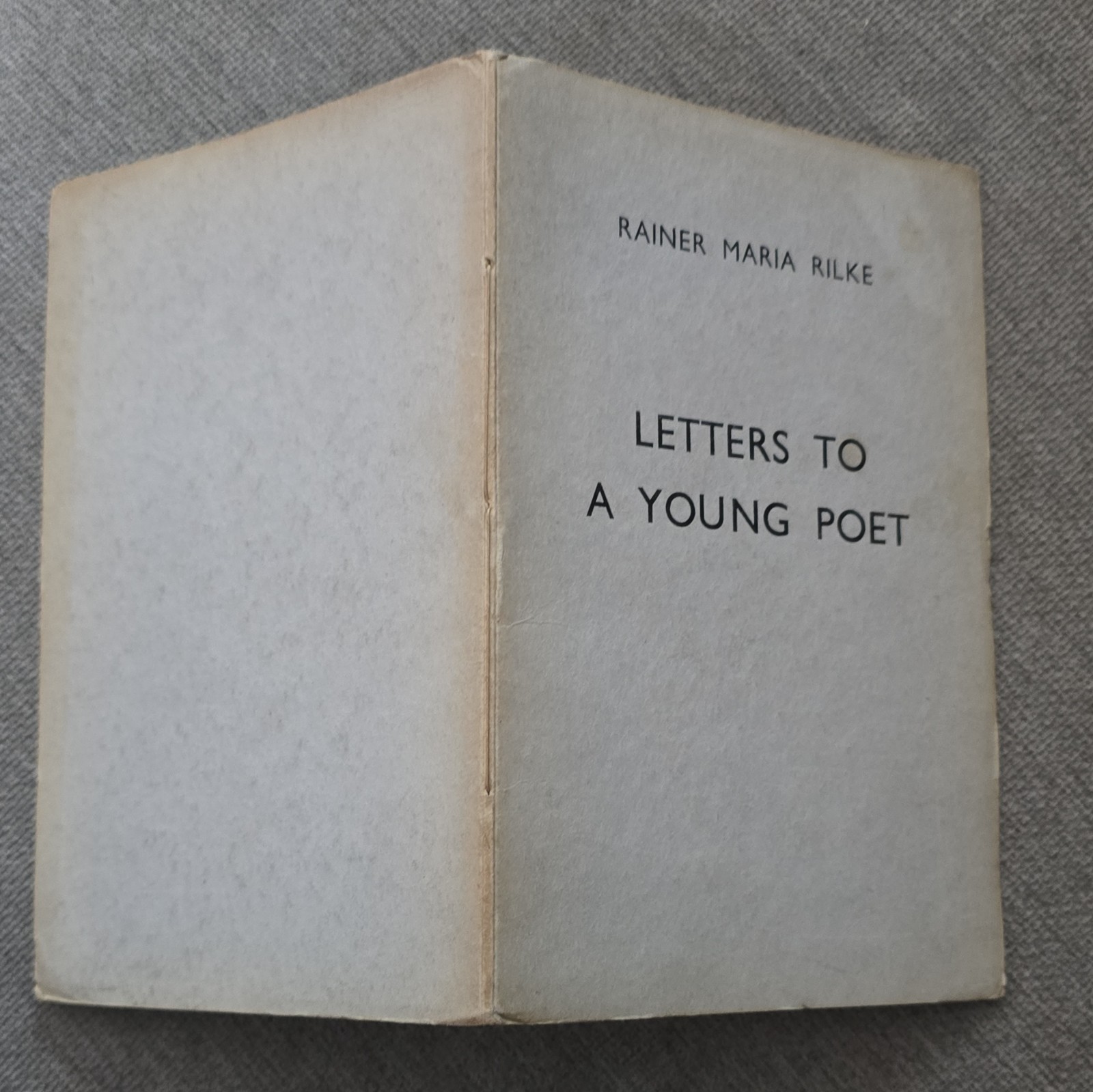 Rainer Maria Rilke Letters to a Young Poet Paperback 1943 1st Ed Vintage