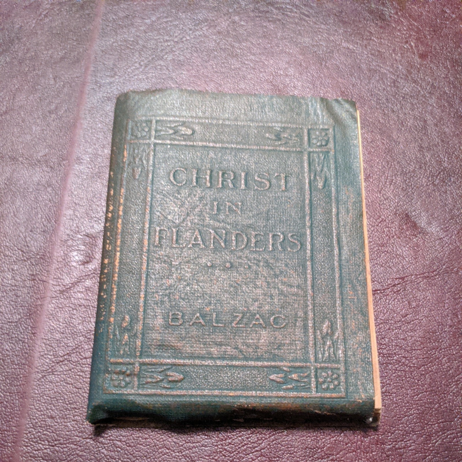 CHRIST IN FLANDERS “LITTLE LEATHER LIBRARY” Vintage Book