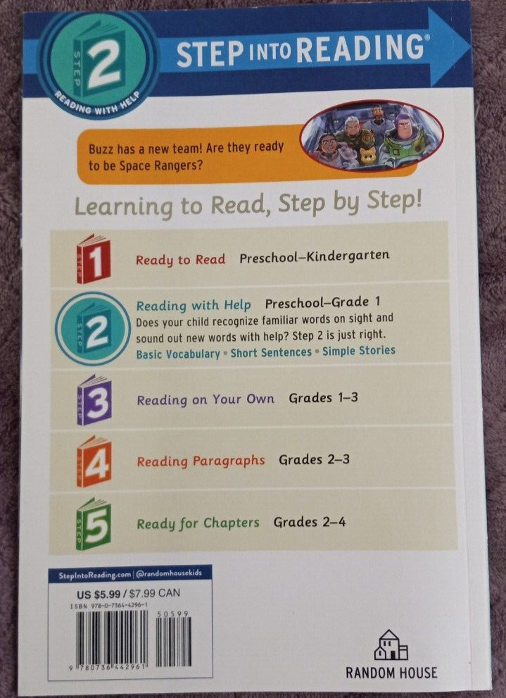 Step into Reading Ser.: Mission: Teamwork (Disney/Pixar Lightyear) by RH Disney