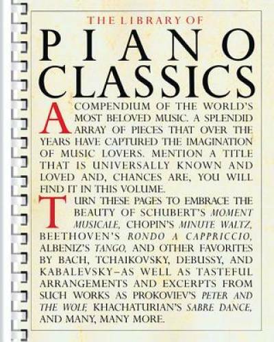 The Library of Piano Classics – Plastic Comb By Varies – GOOD