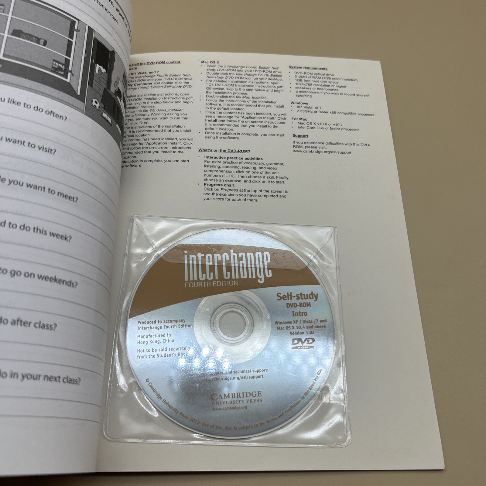 Interchange Intro Full Contact With Self-study DVD-ROM by Jack C. Richards Book