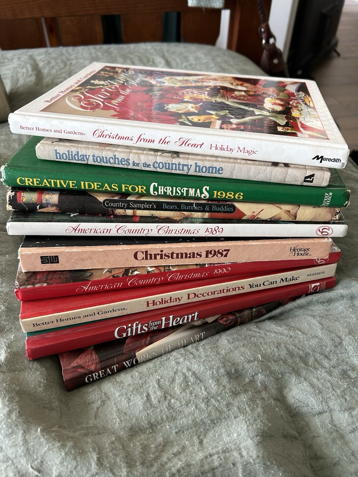 Collection Of 10 Vintage 1980s-1990s Holiday Idea Books Including Better Homes
