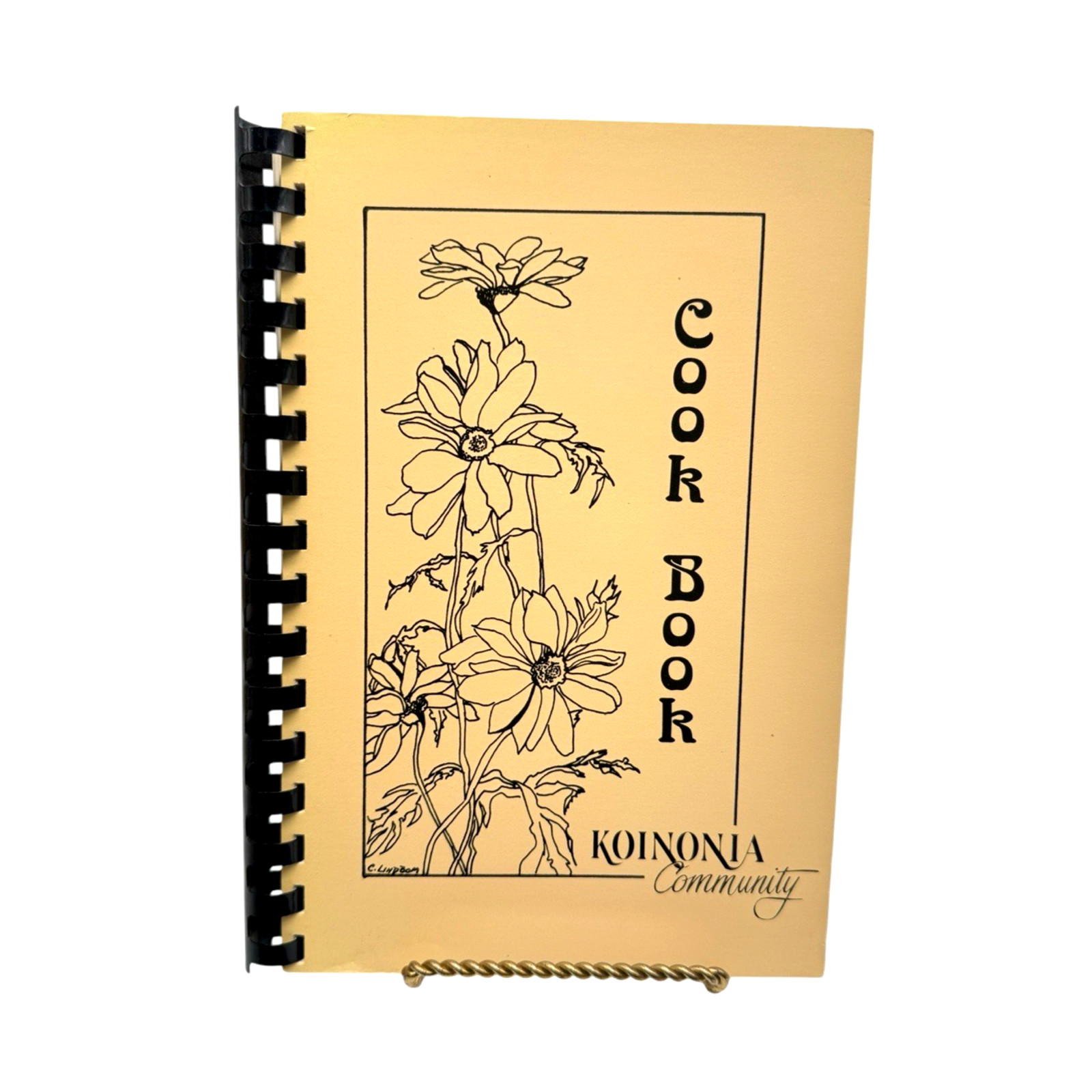 Vintage 1985 Koinonia Community Cookbook Recipes Appetizer to Desserts