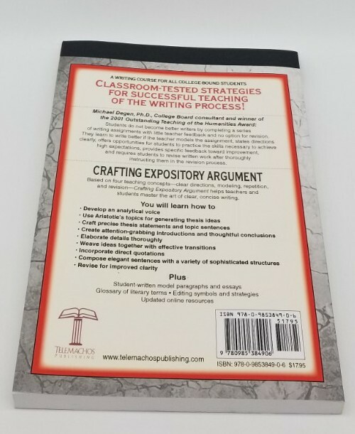 Crafting Expository Argument by Michael E Degen: New
