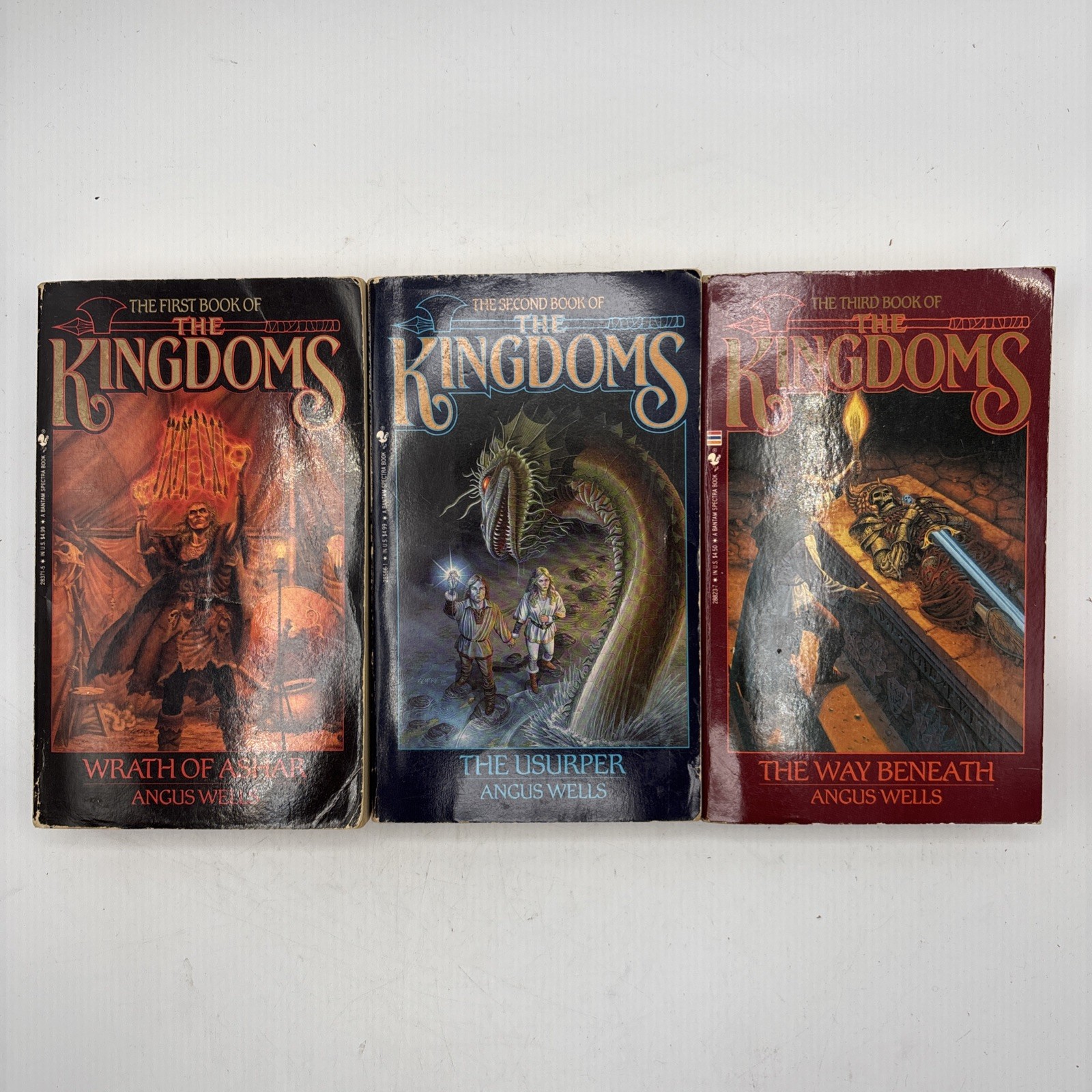 Angus Wells The Kingsoms trilogy book lot of 3 paperbacks