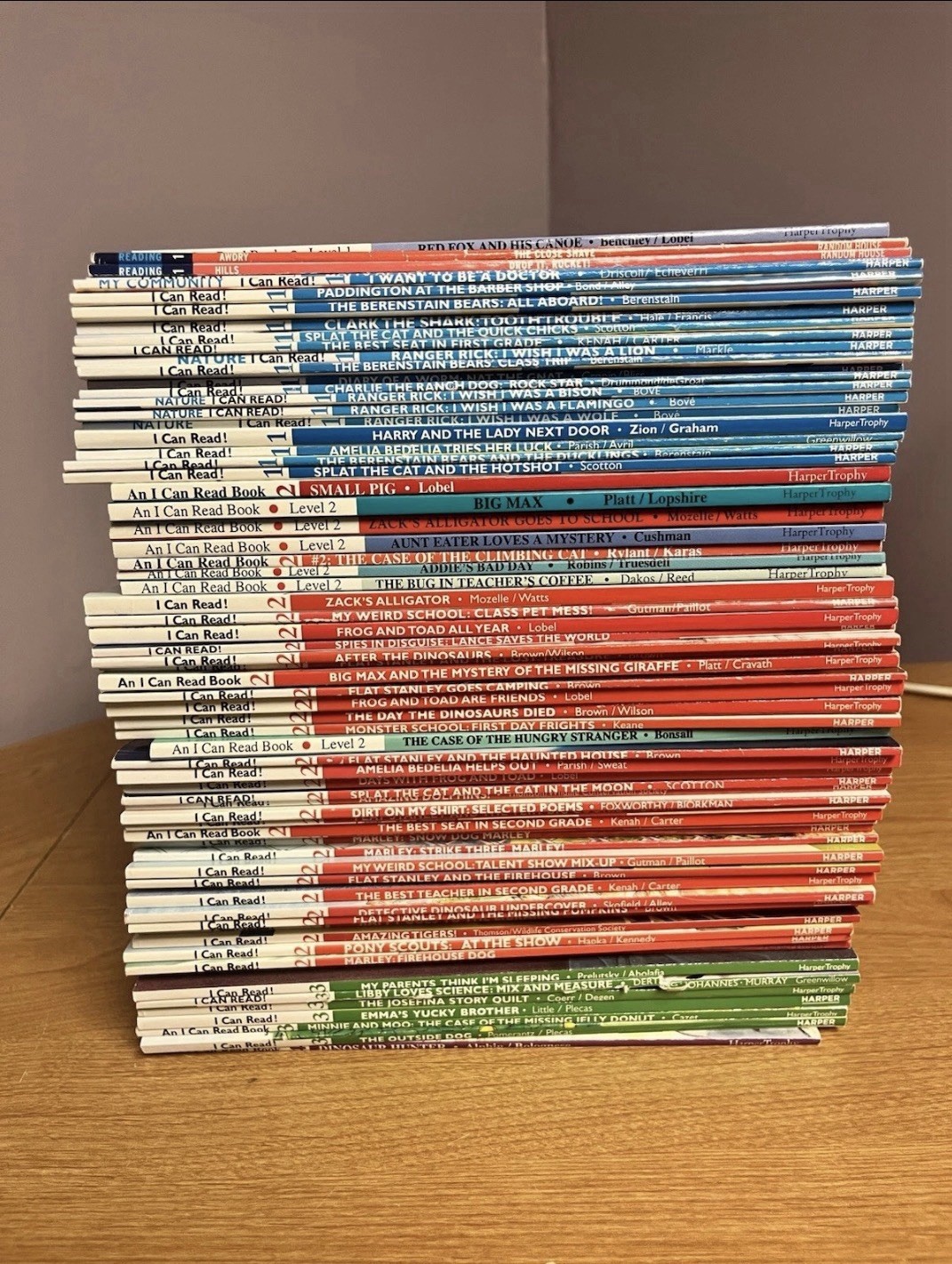 Lot of 60 I Can Read Level Readers Kindergarten, Level 1, Level 2, Level 3