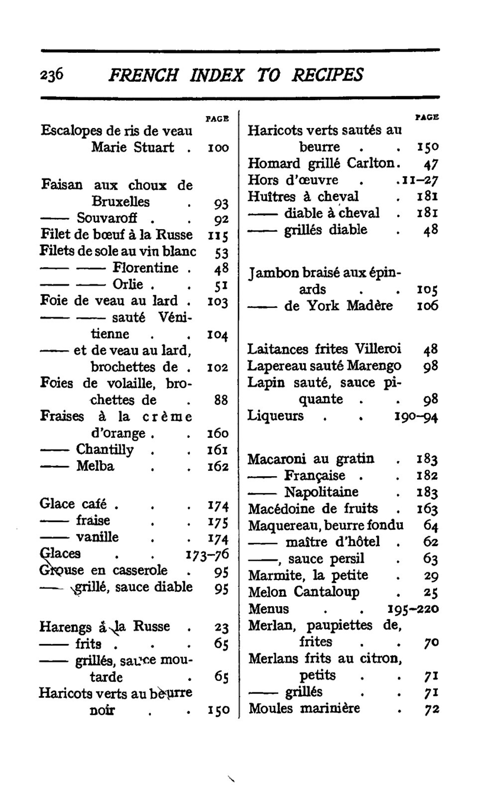 1910 Easy French cookery, containing over 300 economical Recipes 245 Pages