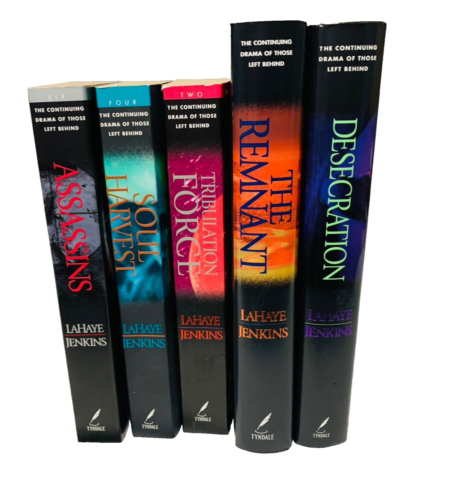 Left Behind Series 2,4,6,9,10 Paperback and Hardcover books Lahaye Jenkins