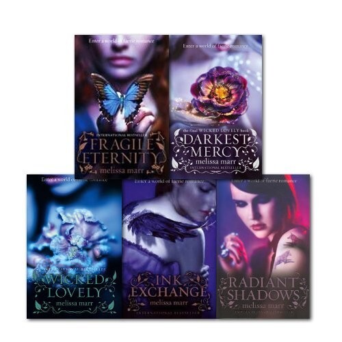 Complete Hardcover Set Lot of 5 Wicked Lovely books by Melissa Marr YA Fragile