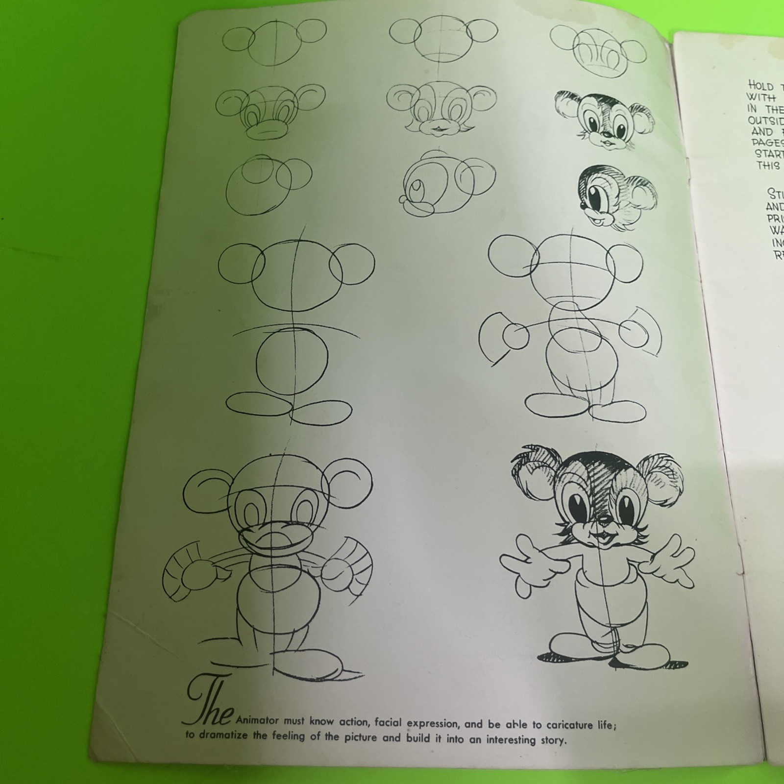 VINTAGE PRESTON BLAIR ART INSTRUCTION BOOK ANIMATED CARTOONS FOR THE BEGINNER VG