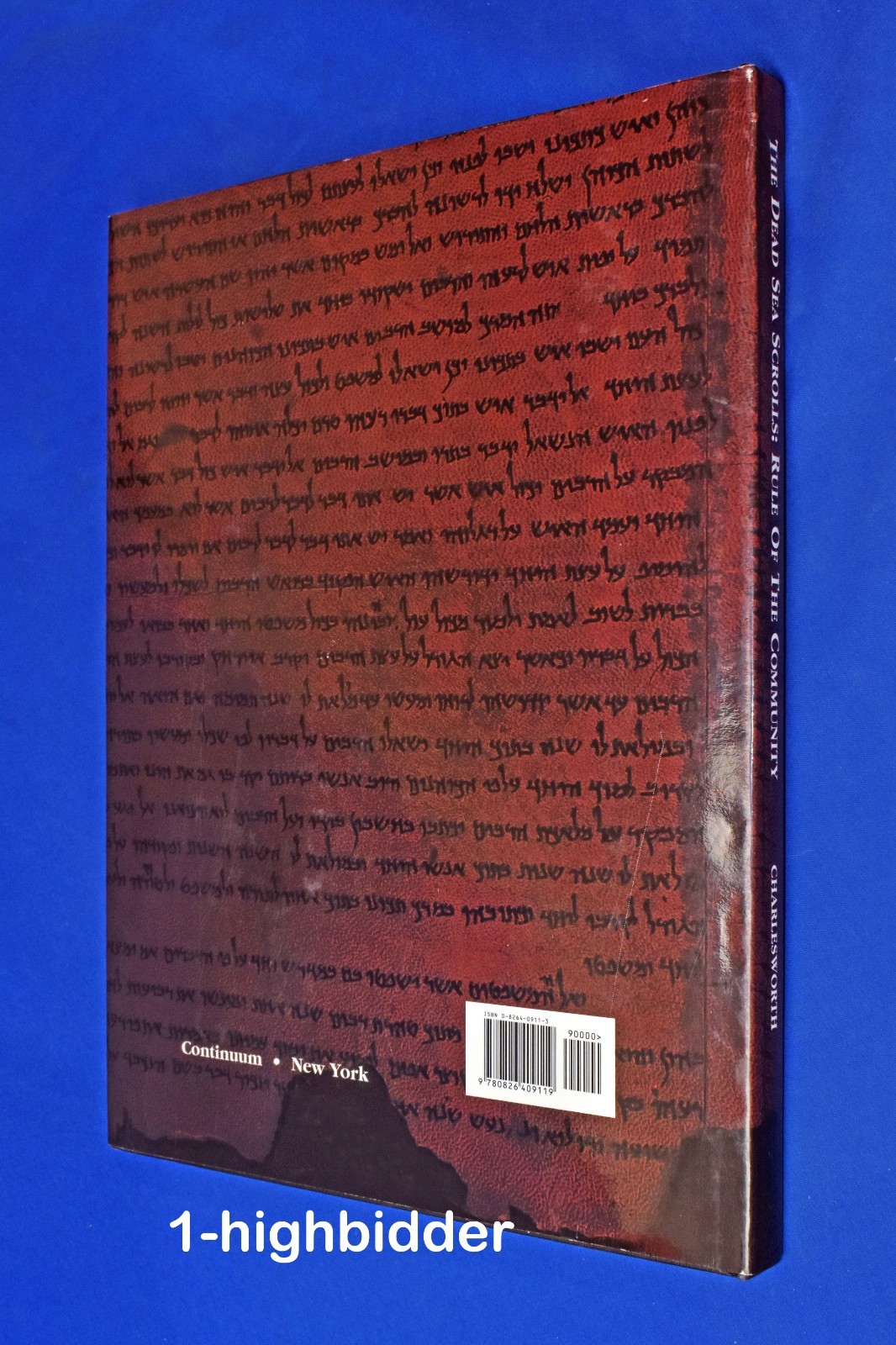 SIGNED! DEAD SEA SCROLLS Rule of the Community 1st Ed Charlesworth 1996 HCDJ