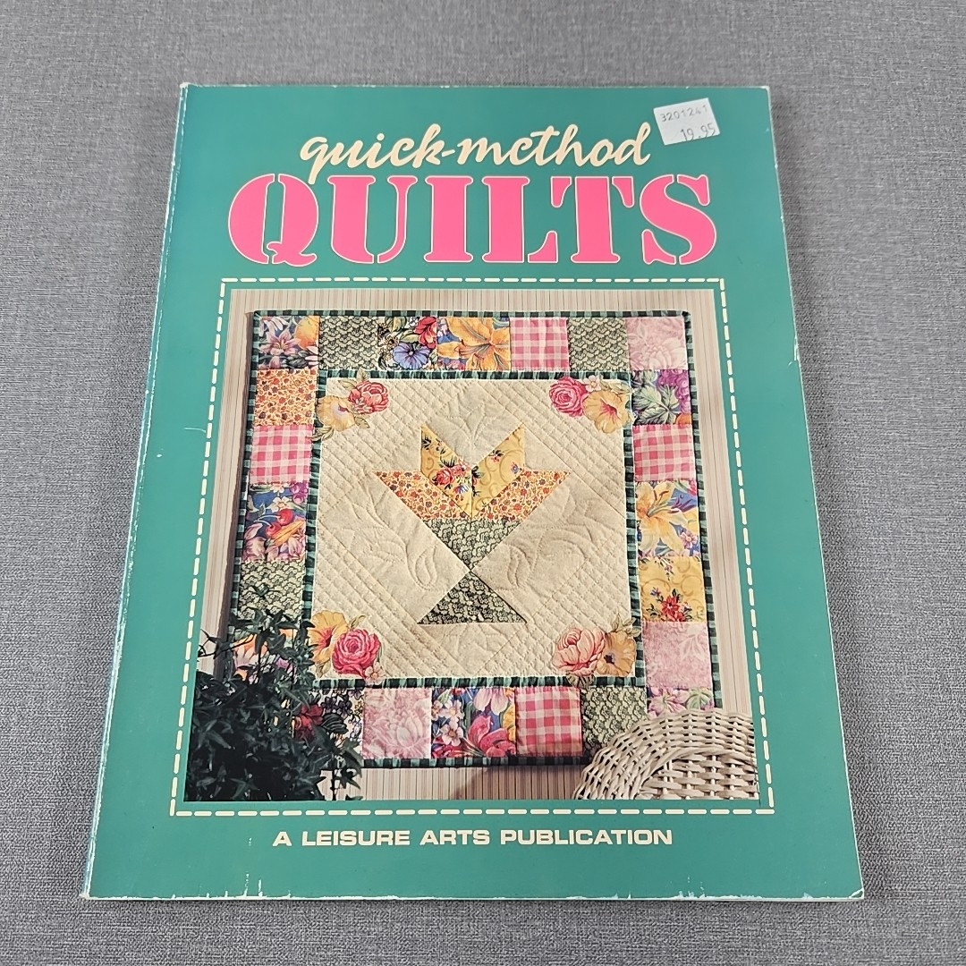 Quick Method Quilts 1994 Vintage Paperback Book Leisure Arts