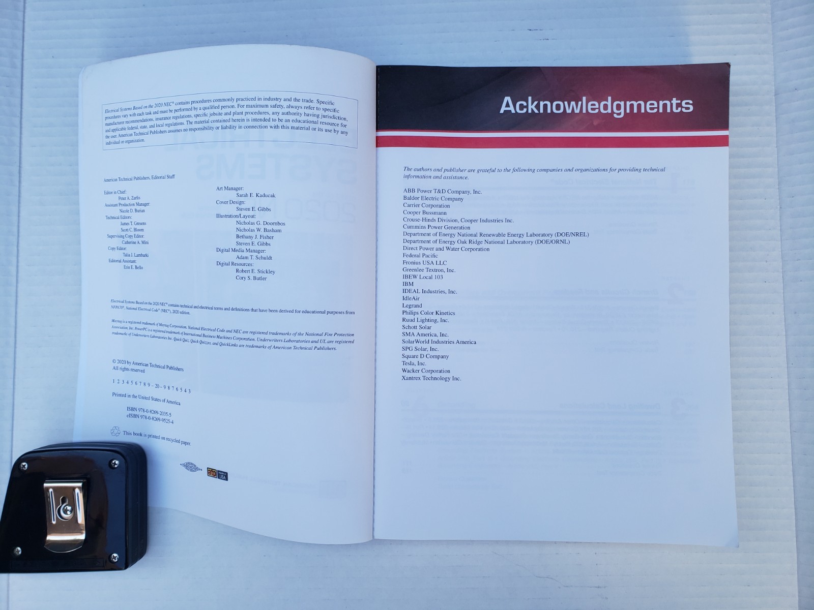 Electrical Systems 2020 NEC by Callanan and Wusinich / 644 pg / Soft cover