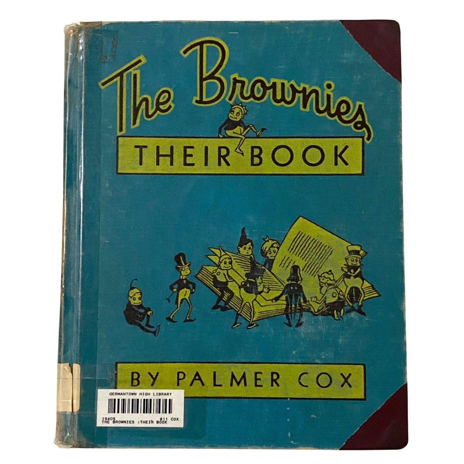 The Brownies Their Book Hardcover Palmer Cox Childrens Fiction Poetry Fantasy