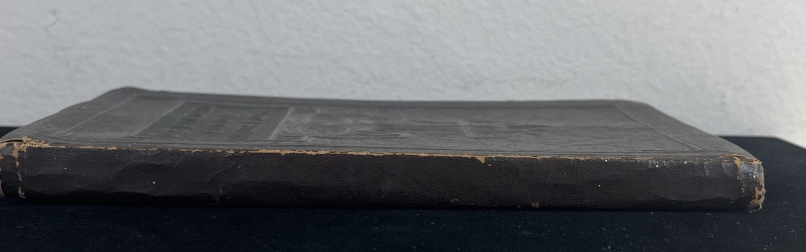Vintage 1924 Leather-Bound One Hundred and One Famous Poems Roy J. Cook Leather