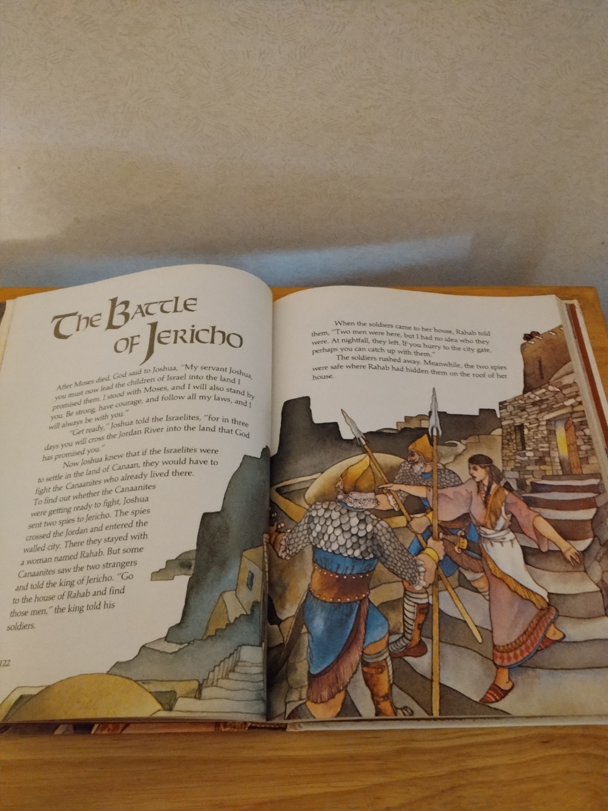 Bible Stories For Children 1980 Hardcover Book Geoffrey Horn & Arthur Cavanaugh
