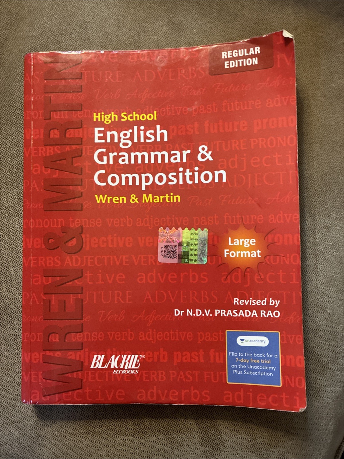 Wren & Martin High School English Grammar (Regular Edition) 9789352530144