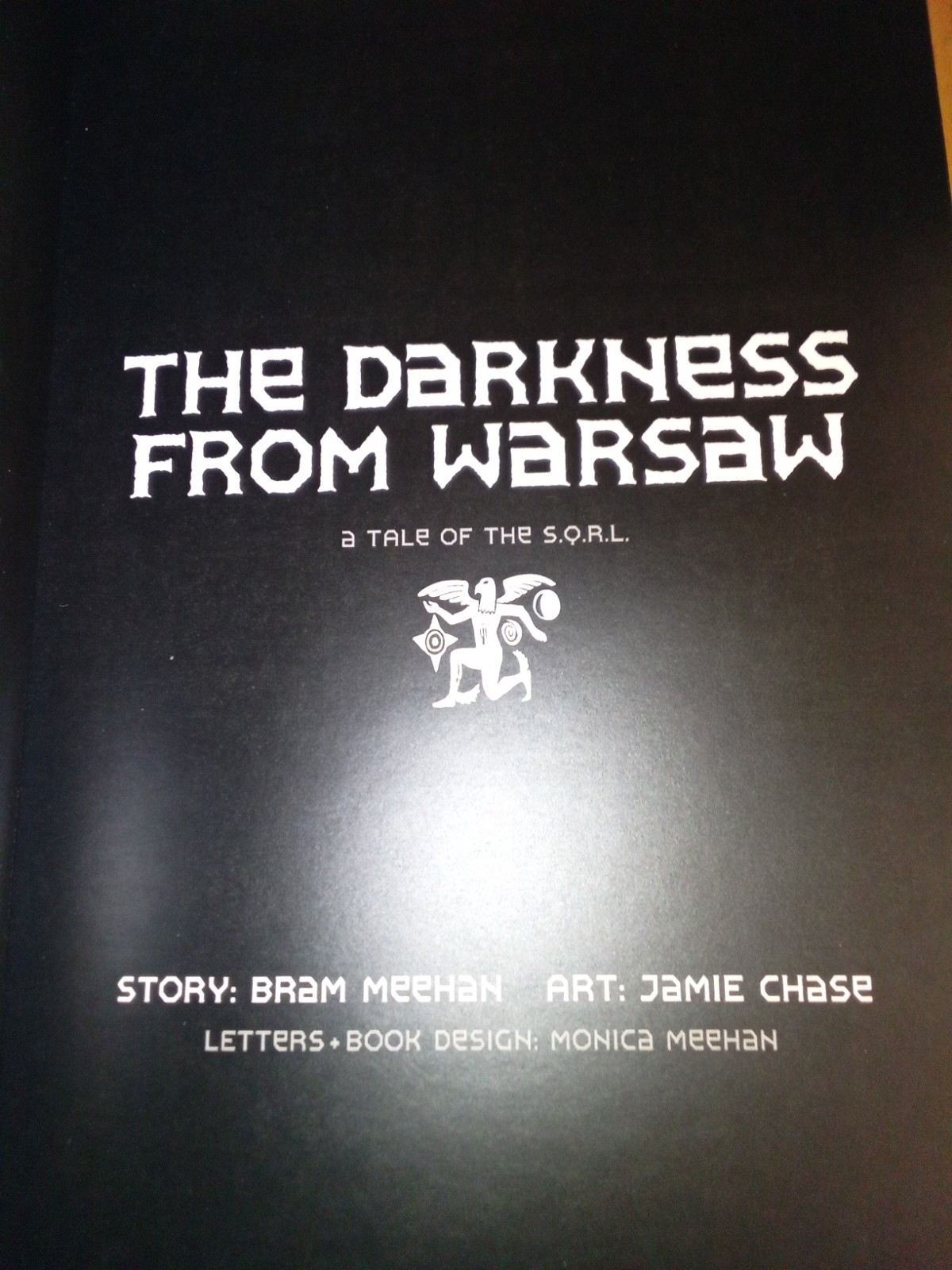 The Darkness From Warsaw 2009 First Printing Graphic Novel Out Of Print , Rare