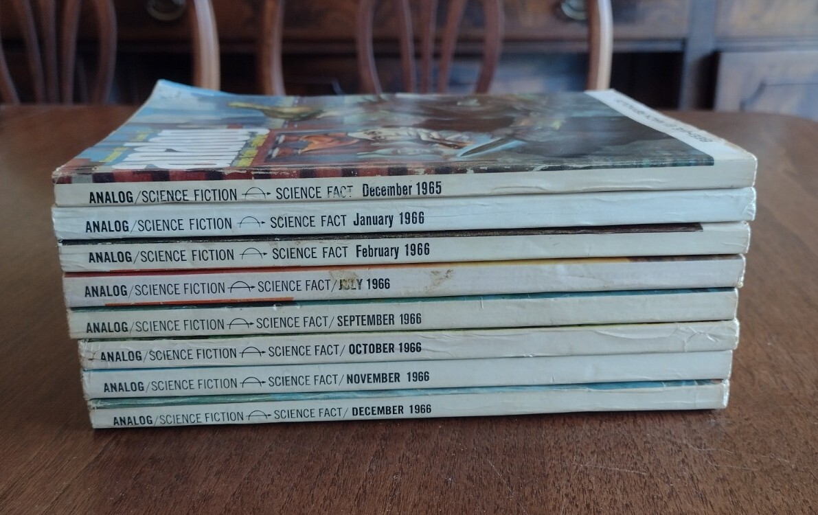 41 Vintage Analog Science Fiction Science Fact Lot Of 41 From 1965 – 1972