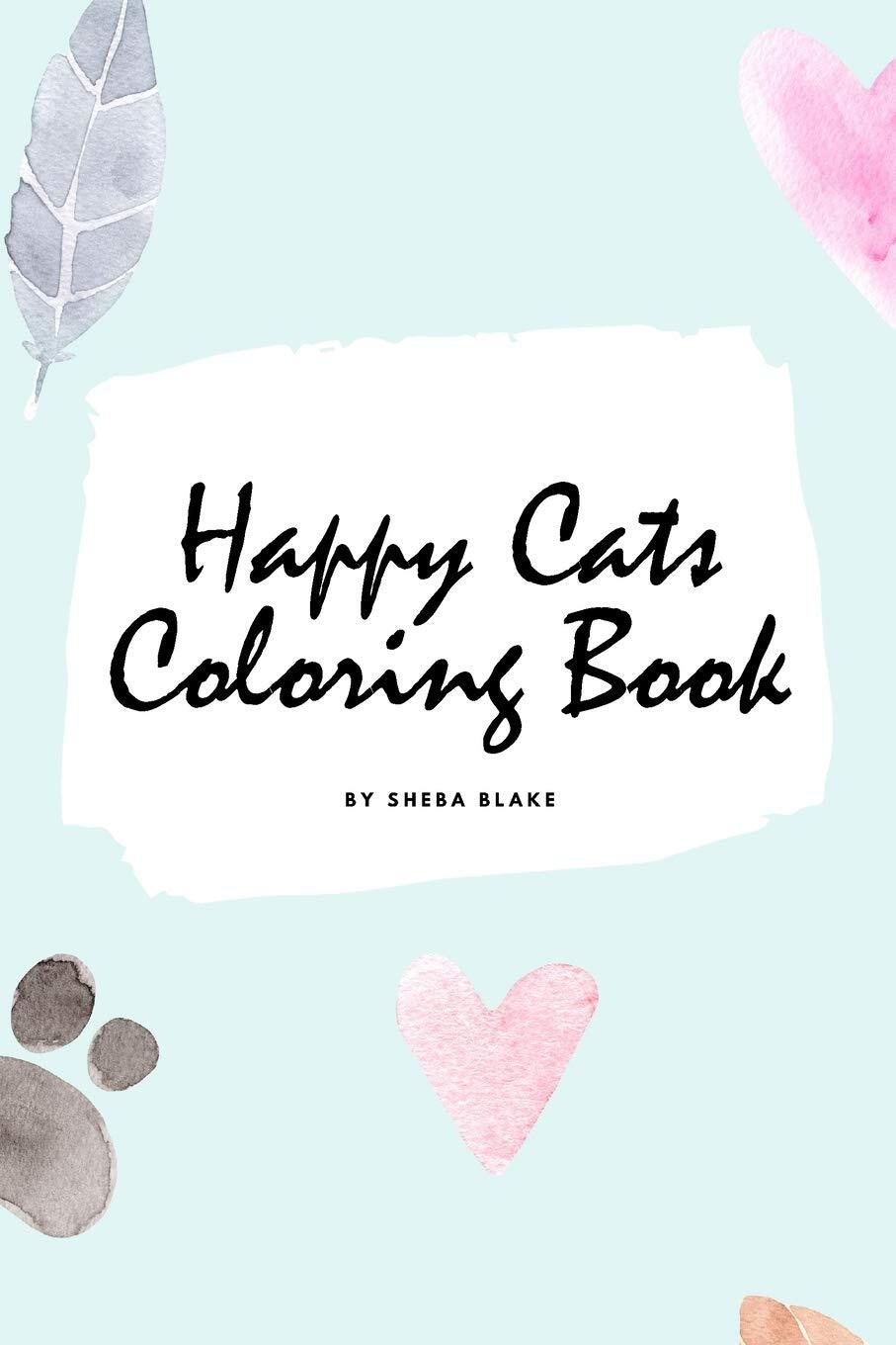 Happy Cats Coloring Book for Children (6×9 Coloring Book / Activity Book)