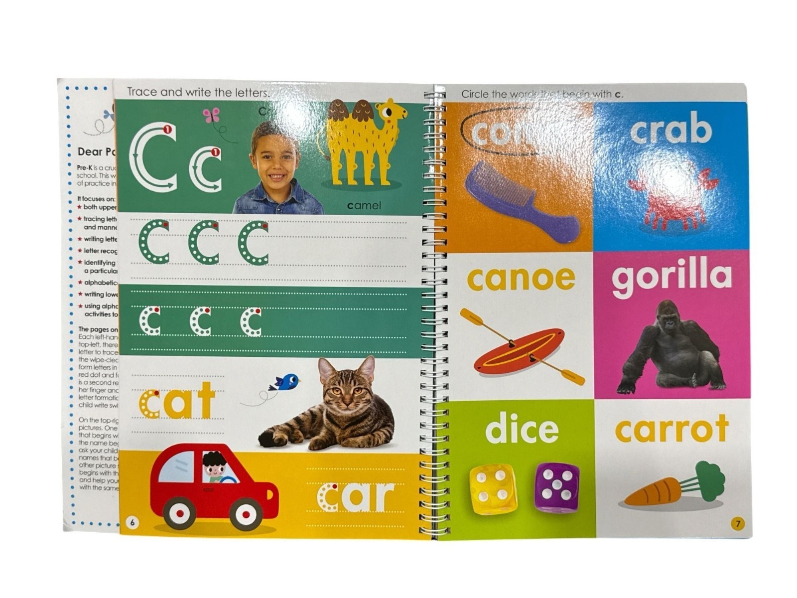Set of 5 Scholastic Early Learning Workbooks Set Includes Alphabet & Grade Pre-k