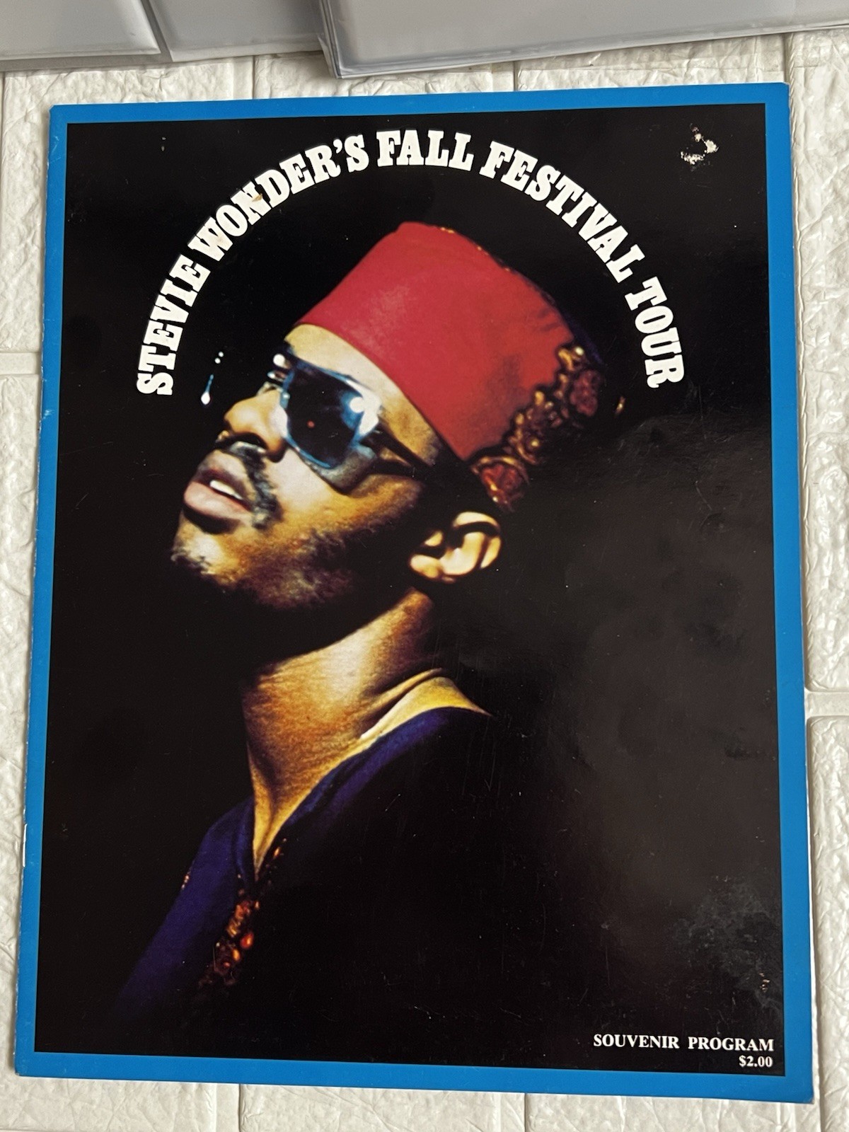 Stevie Wonder’s Fall Festival Tour Souvenir Program 1974 Taurus Prod Collectible