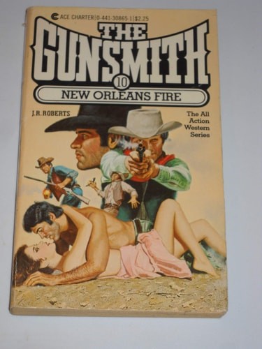 New Orleans Fire (Gunsmith #10) by Roberts, J. R., Good Book