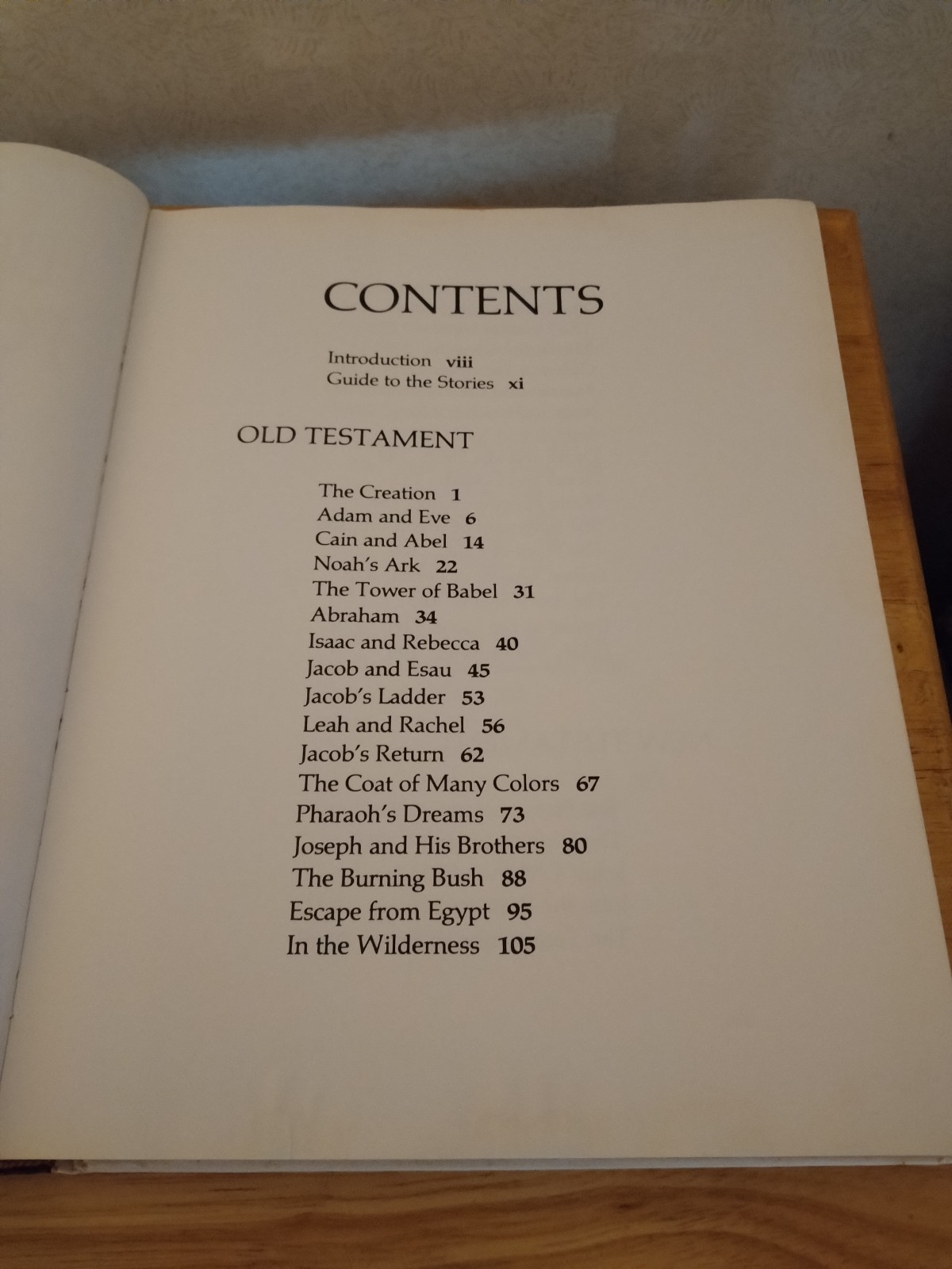 Bible Stories For Children 1980 Hardcover Book Geoffrey Horn & Arthur Cavanaugh