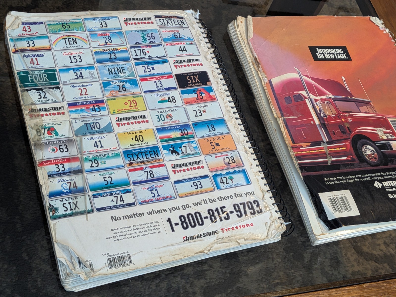 2x LOT Rand McNally 97 + 06 Deluxe Motor Carriers’ Truckers Road Atlas US/Canada