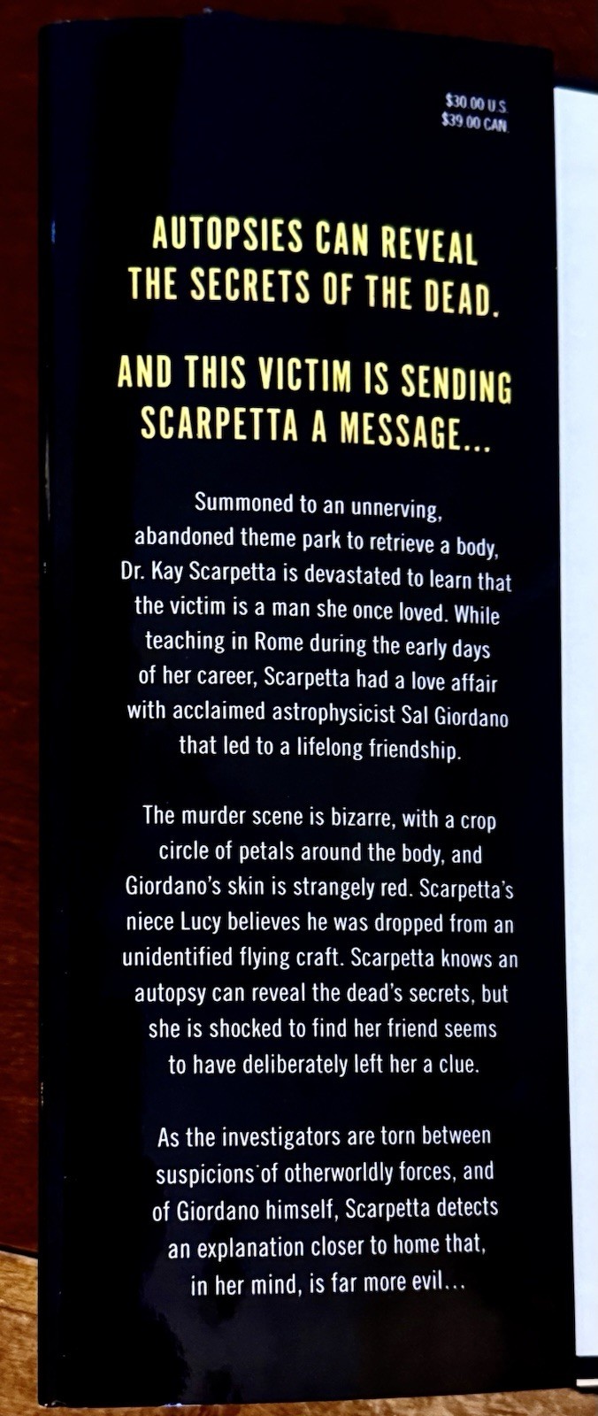 Identity Unknown: A Scarpetta Novel by Patricia Cornwell 1st Ed, 2024, Hardcover
