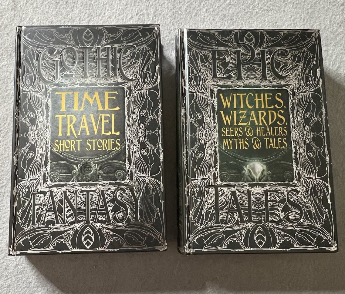 Gothic Fantasy & Epic Tales Story Collections Books Set Of 2 Witches Wizards
