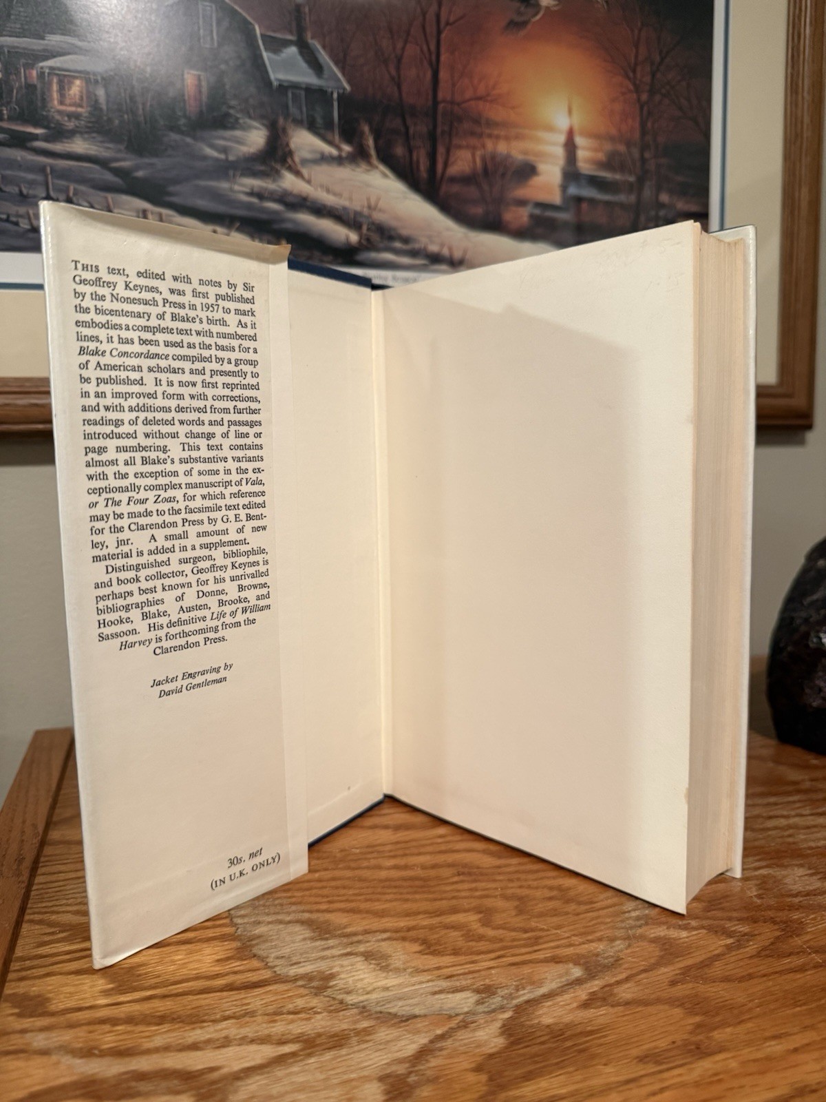 Blake: Complete Writings, ed. Geoffrey Keynes. Oxford U.P., 1966 GVC
